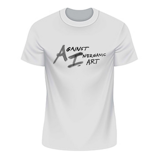 Against A.I. T-Shirt Front